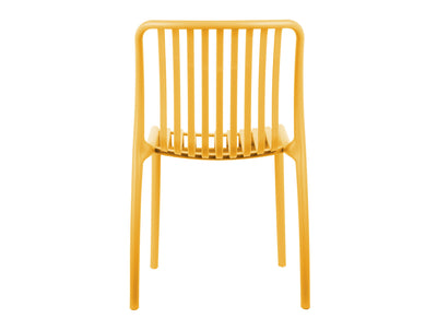 Silla De Comedor (Amarillo) De Plástico