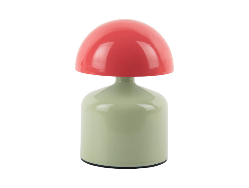 Lámpara De Mesa (Verde/Rojo) Led De Metal