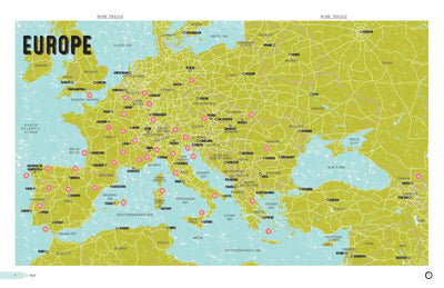 Libro, Wine Trails - Europe De Papel