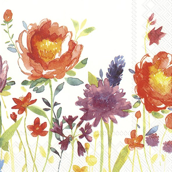 Set De 20 Servilletas (Rosas) De Papel