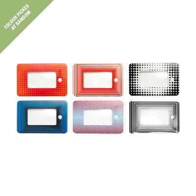 Lupa De Bolsillo Modelo Tarjeta Con Luz De Plástico