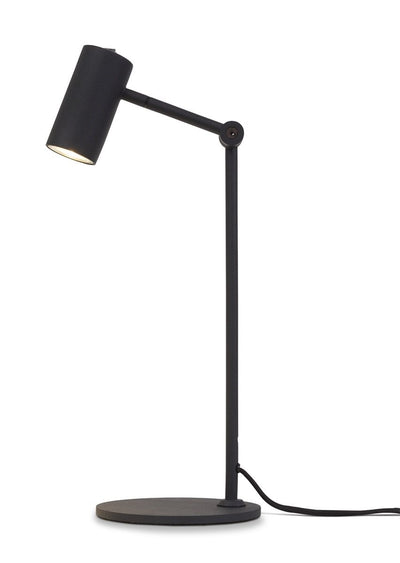 Lámpara De Mesa Led (Negra) De Metal