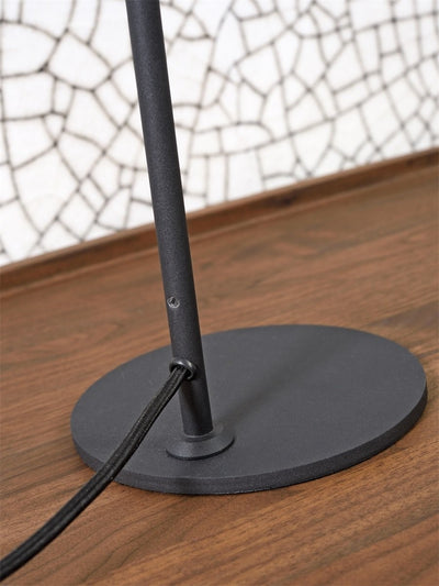 Lámpara De Mesa Led (Negra) De Metal