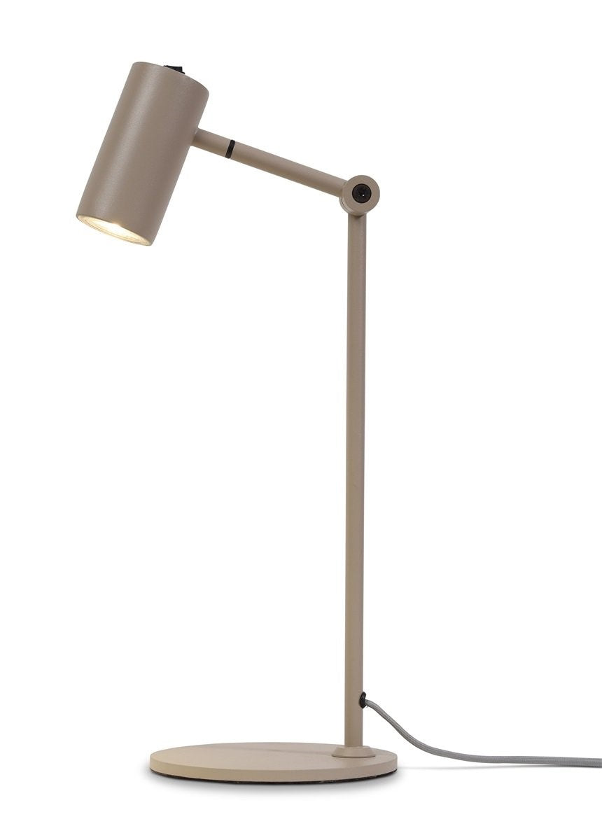 Lámpara De Mesa Led (Arena Clara) De Metal