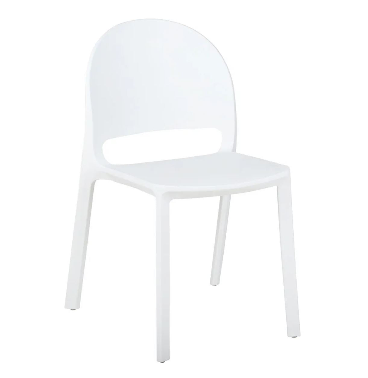 Silla Comedor (Blanca) De Pvc
