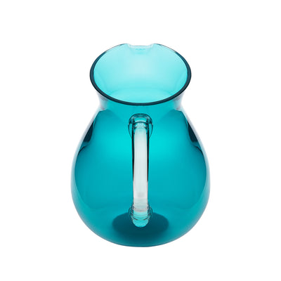 Jarra Pequeña Con Asa (Turquesa) 1.0 Ltr De Acrílico