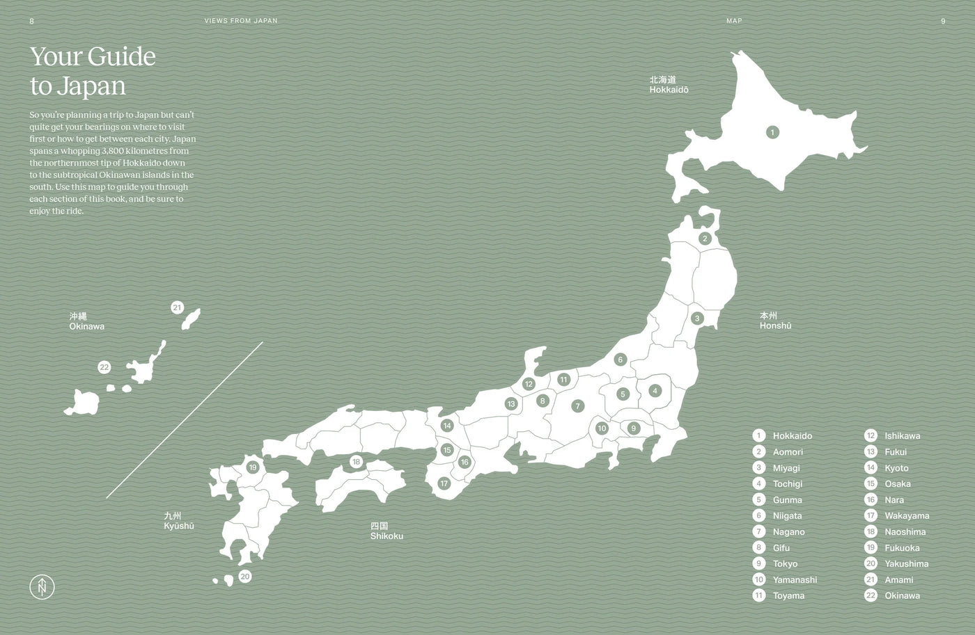 Libro, Views From Japan De Papel