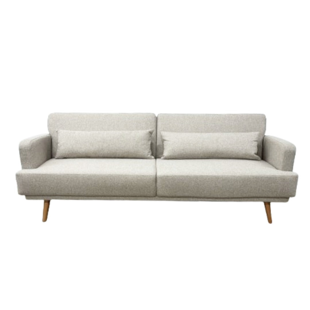 Sofá Cama Tapiz (Beige) Estructura De Madera