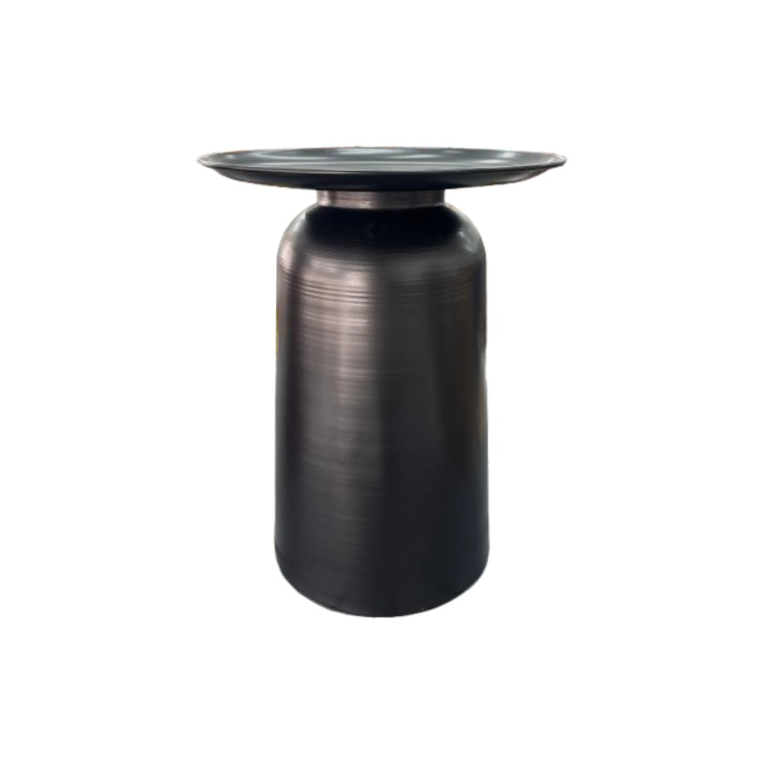 Mesa Auxiliar Decorativa (Negro) Estructura De Metal