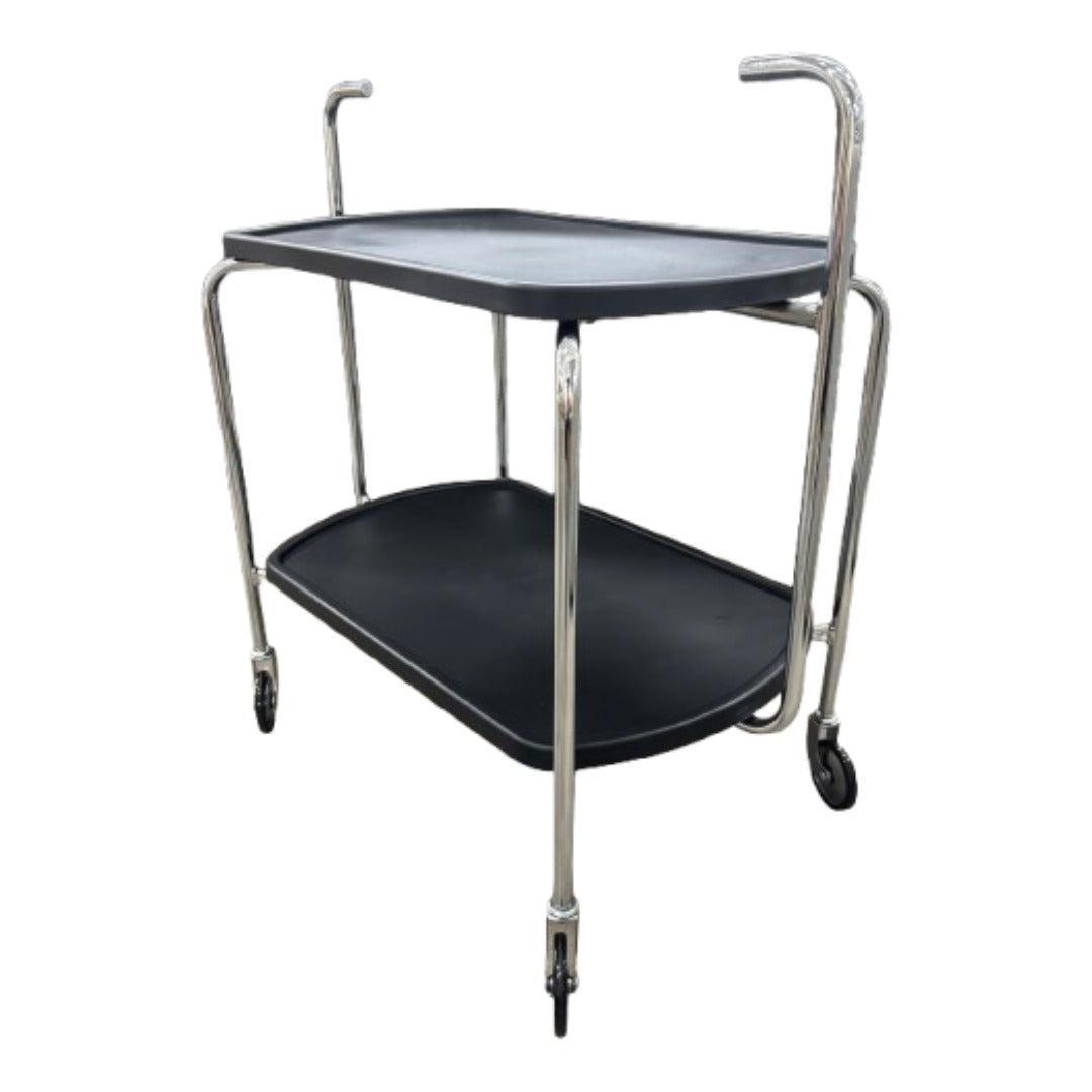 Carrito Bar (Negro) Estructura De Metal