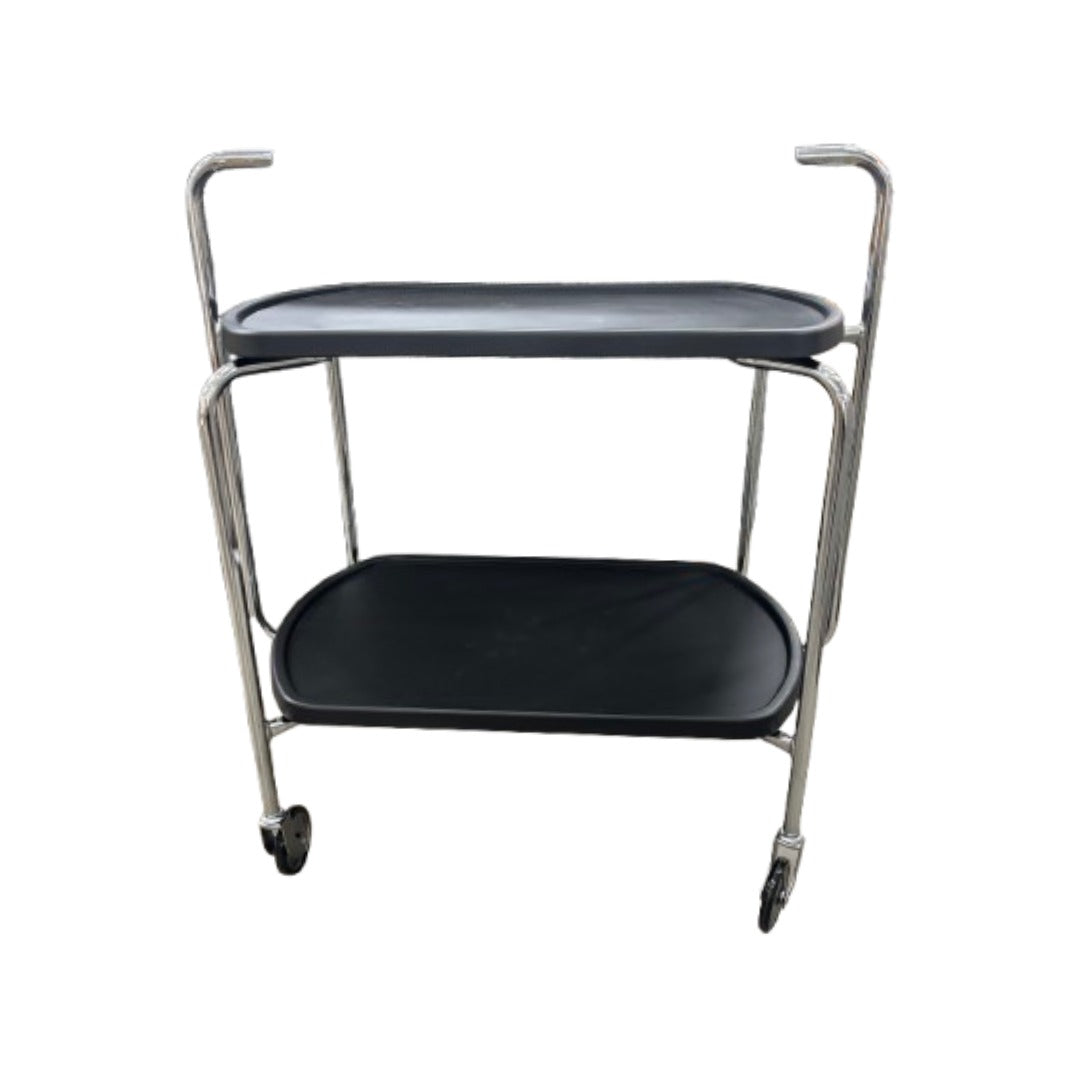 Carrito Bar (Negro) Estructura De Metal