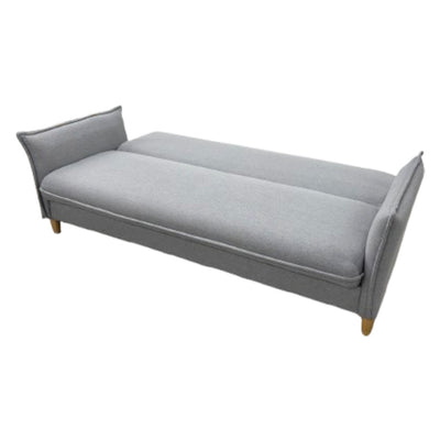 Sofá Cama Tapiz (Gris Claro) Con Compartimento Estructura De Madera