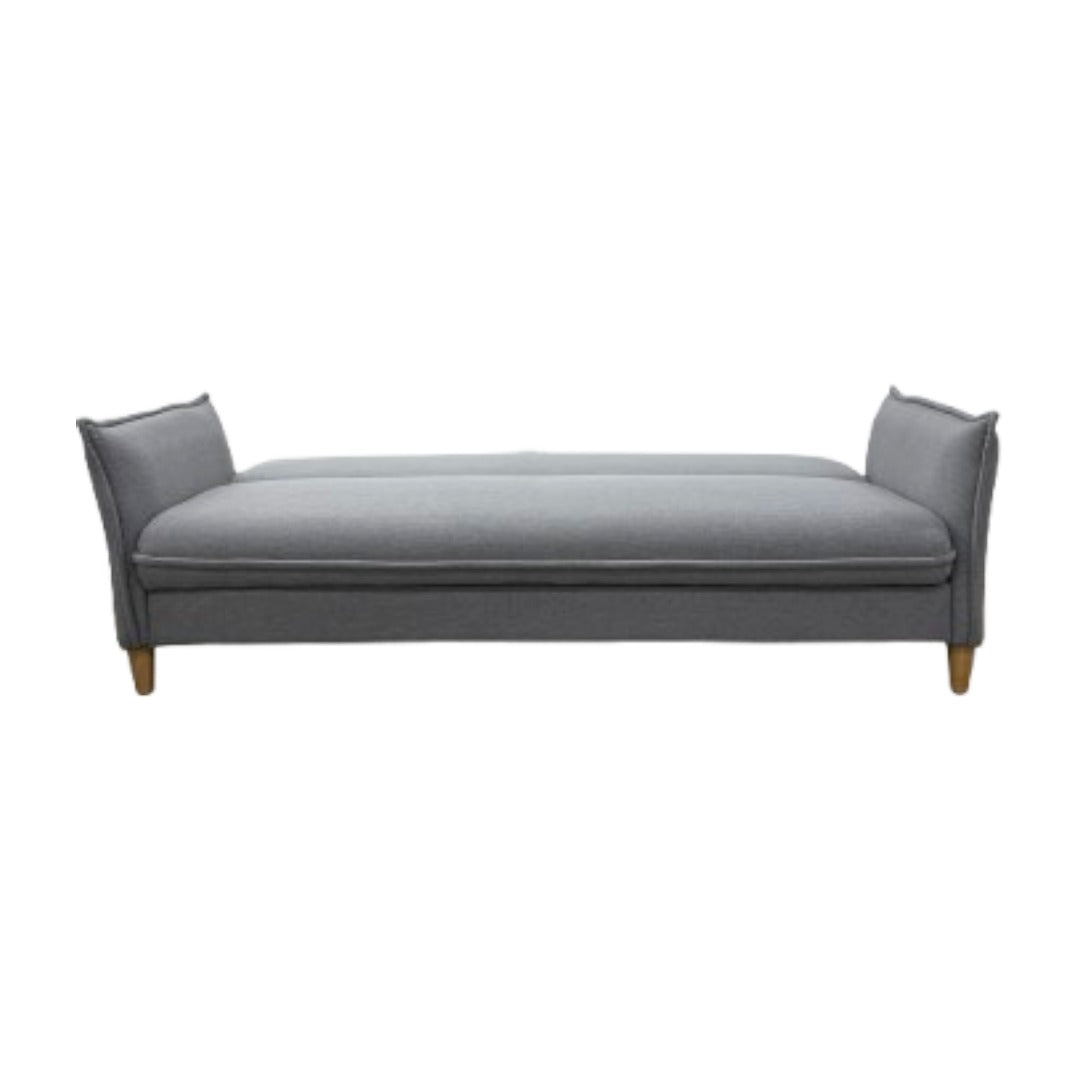 Sofá Cama Tapiz (Gris Claro) Con Compartimento Estructura De Madera