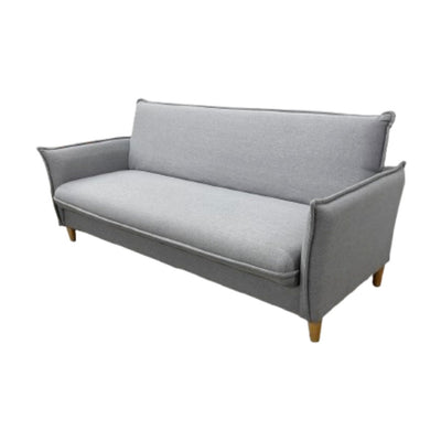 Sofá Cama Tapiz (Gris Claro) Con Compartimento Estructura De Madera