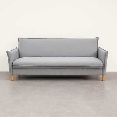 Sofá Cama Tapiz (Gris Claro) Con Compartimento Estructura De Madera