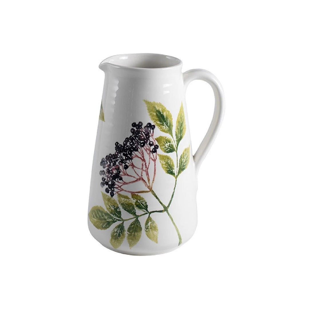 Jarra Grande Con Asa (Elderberry) De Cerámica
