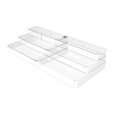 Organizador 3 Niveles Extensible Transparente De Plástico