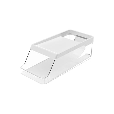 Contenedor Organizador De Latas (Blanco) De Plástico