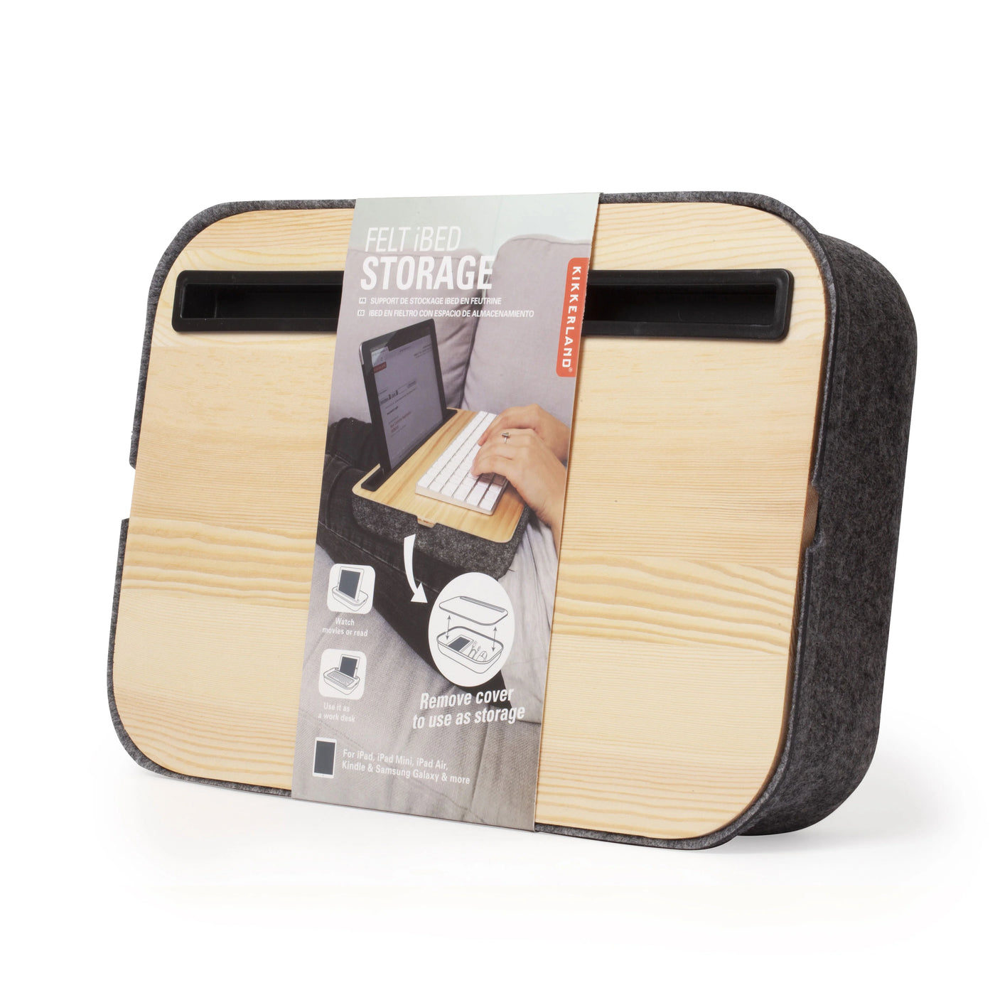 Soporte Con Base Para Tablet De Fieltro