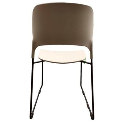 Silla De Pvc (Beige) Con Estructura De Metal