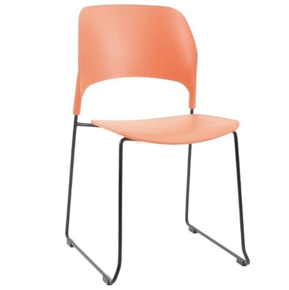 Silla De Pvc (Lacre) Con Estructura De Metal