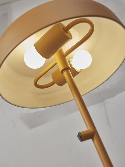 Lámpara De Pie (Beige) De Metal