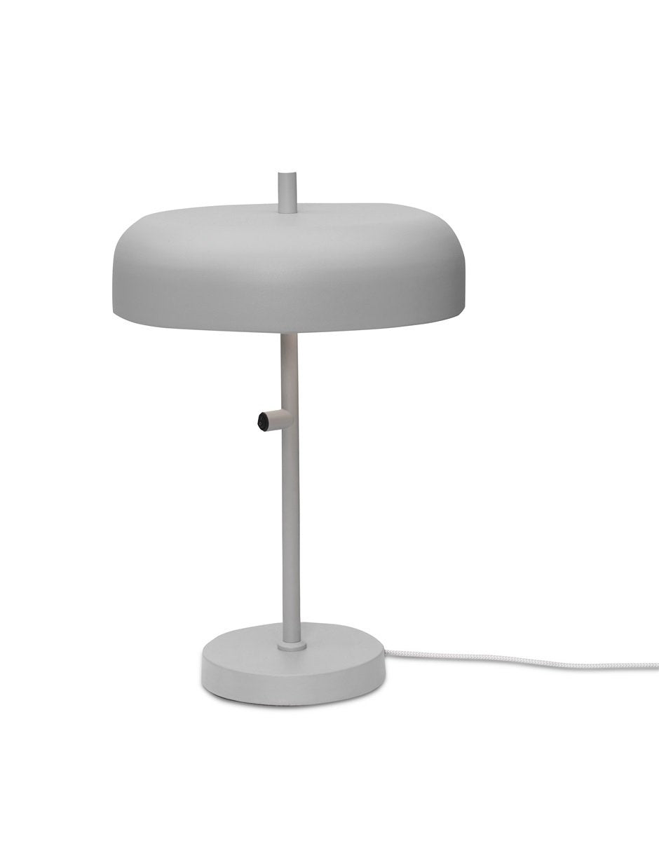 Lámpara De Mesa (Blanca) De Metal