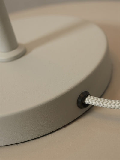 Lámpara De Mesa (Blanca) De Metal
