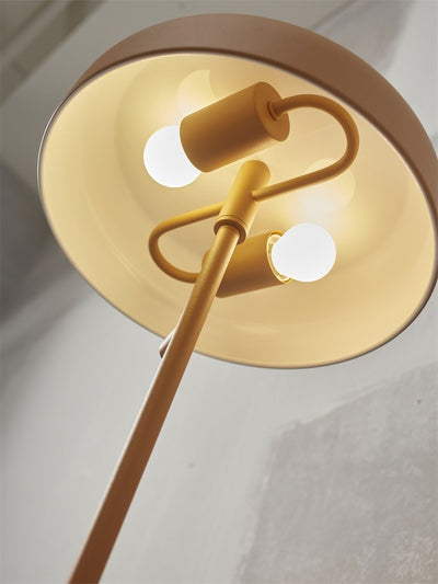 Lámpara De Mesa (Beige) De Metal