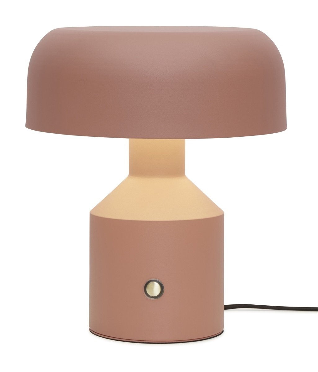 Lámpara De Mesa (Rosa) De Metal