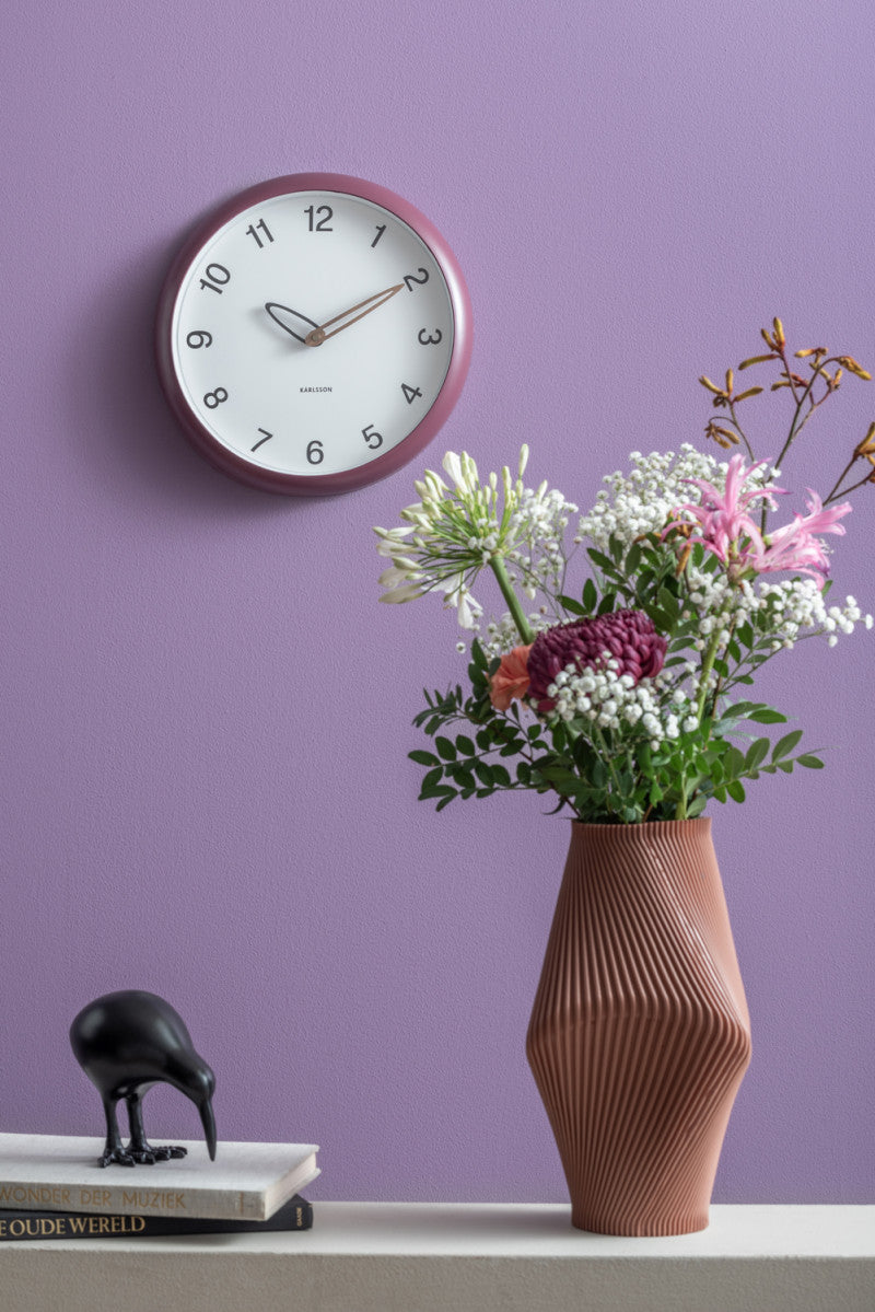 Florero Decorativo (Marrón Claro) Grande De Poliresina