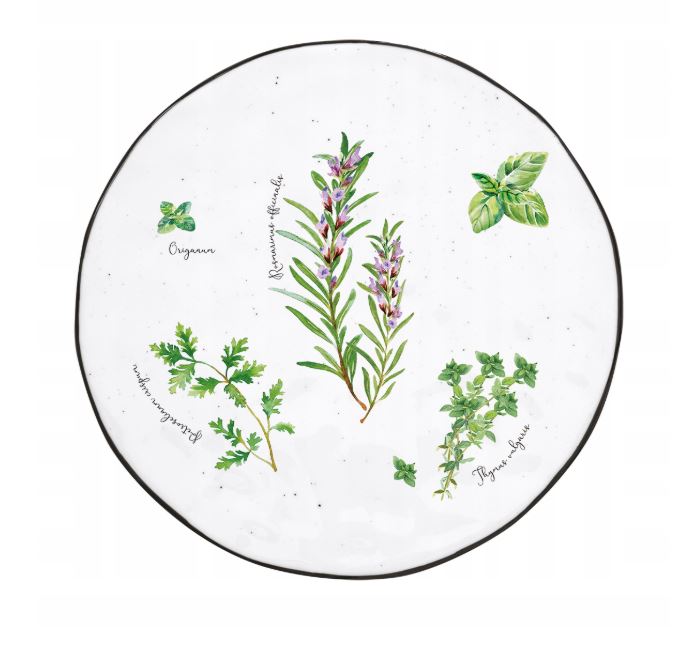 Plato De Postre Con Diseño De Porcelana