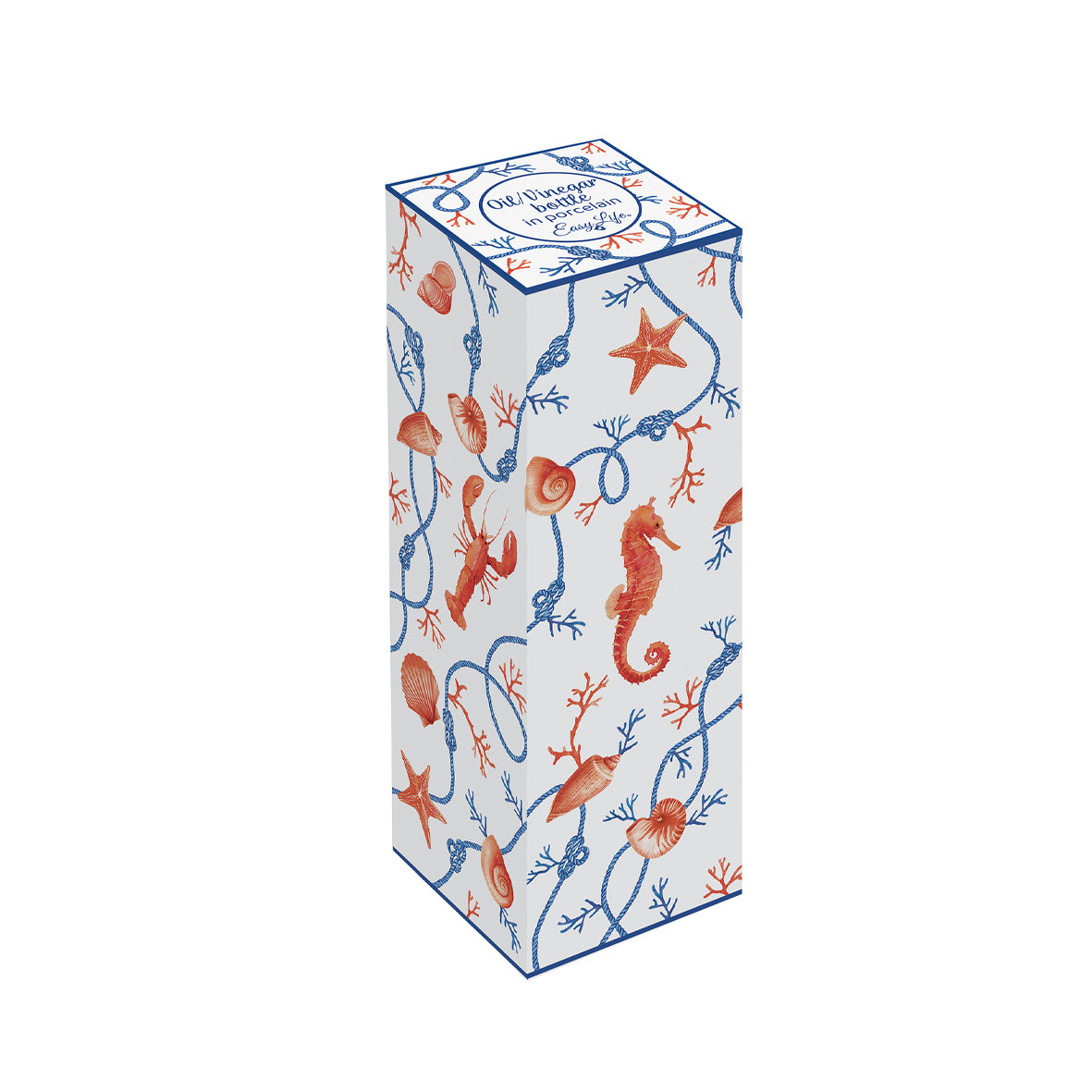 Botella De Aceite / Vinagre (Caballito De Mar) 300 Mltrs De Porcelana