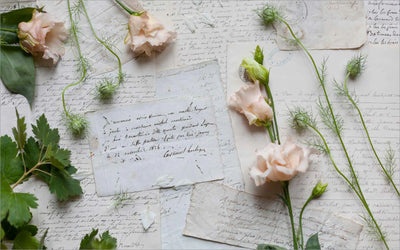 Libro, French Blooms De Papel