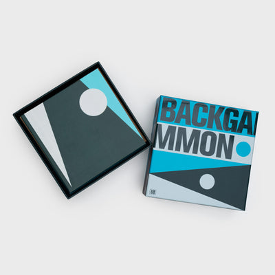 Set Juego Backgammon De Cartón Y Madera