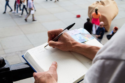 Cuaderno Para Itinerarios De Viajes De Papel