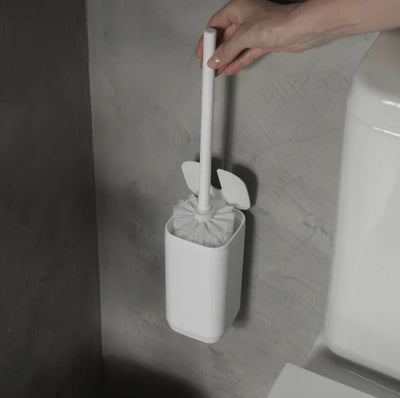 Cepillo De Baño (Blanco) Para Pared De Plástico