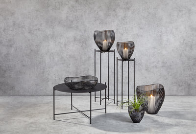 Bowl Redondo (Negro) De Metal