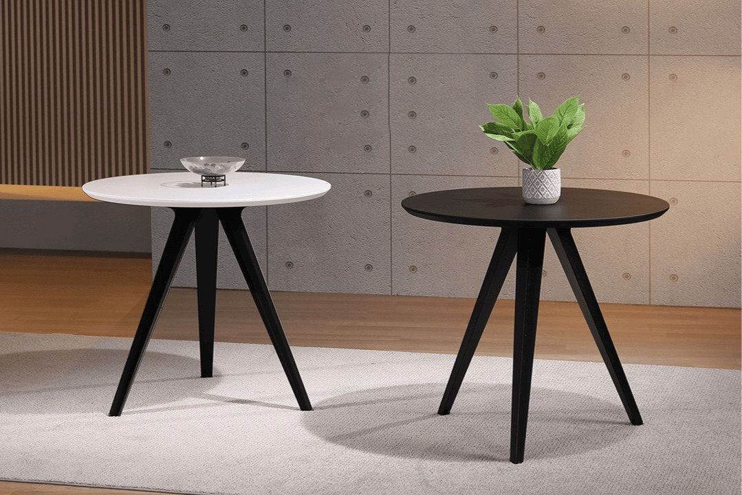 Mesa De Comedor (Negro) Tablero Y Estructura De Madera