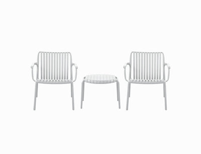 Mesa Auxiliar Para Playa Tablero Redondo De Pvc