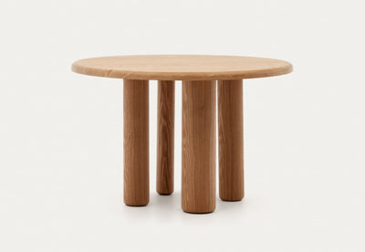 Mesa De Comedor Tablero Enchape (Natural) Estructura De Madera