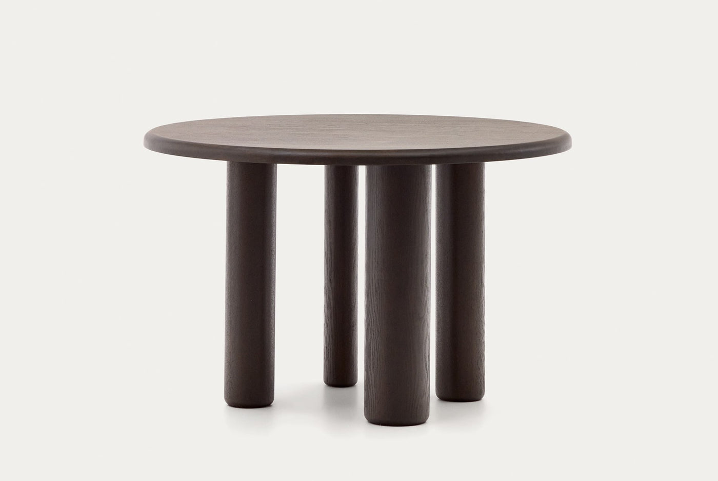 Mesa De Comedor Tablero Enchape (Negro) Estructura De Madera