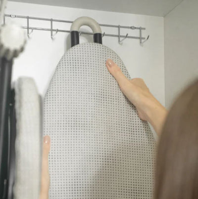 Tabla De Planchar (Beige) Compacta Con Estructura De Metal