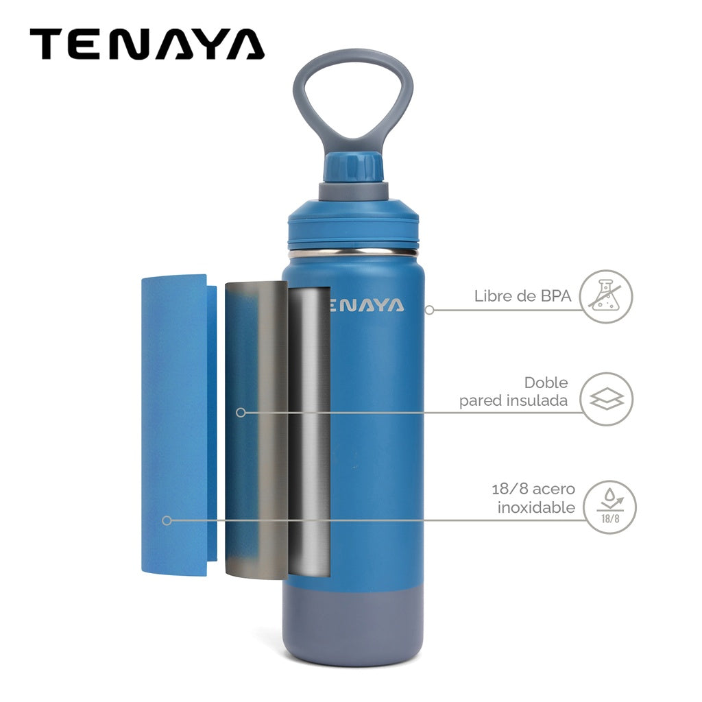 Botella (Azúl) 710 Ml De Acero