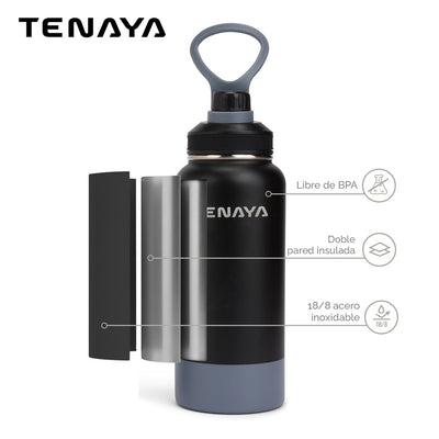 Botella (Negro) 710 Ml De Acero