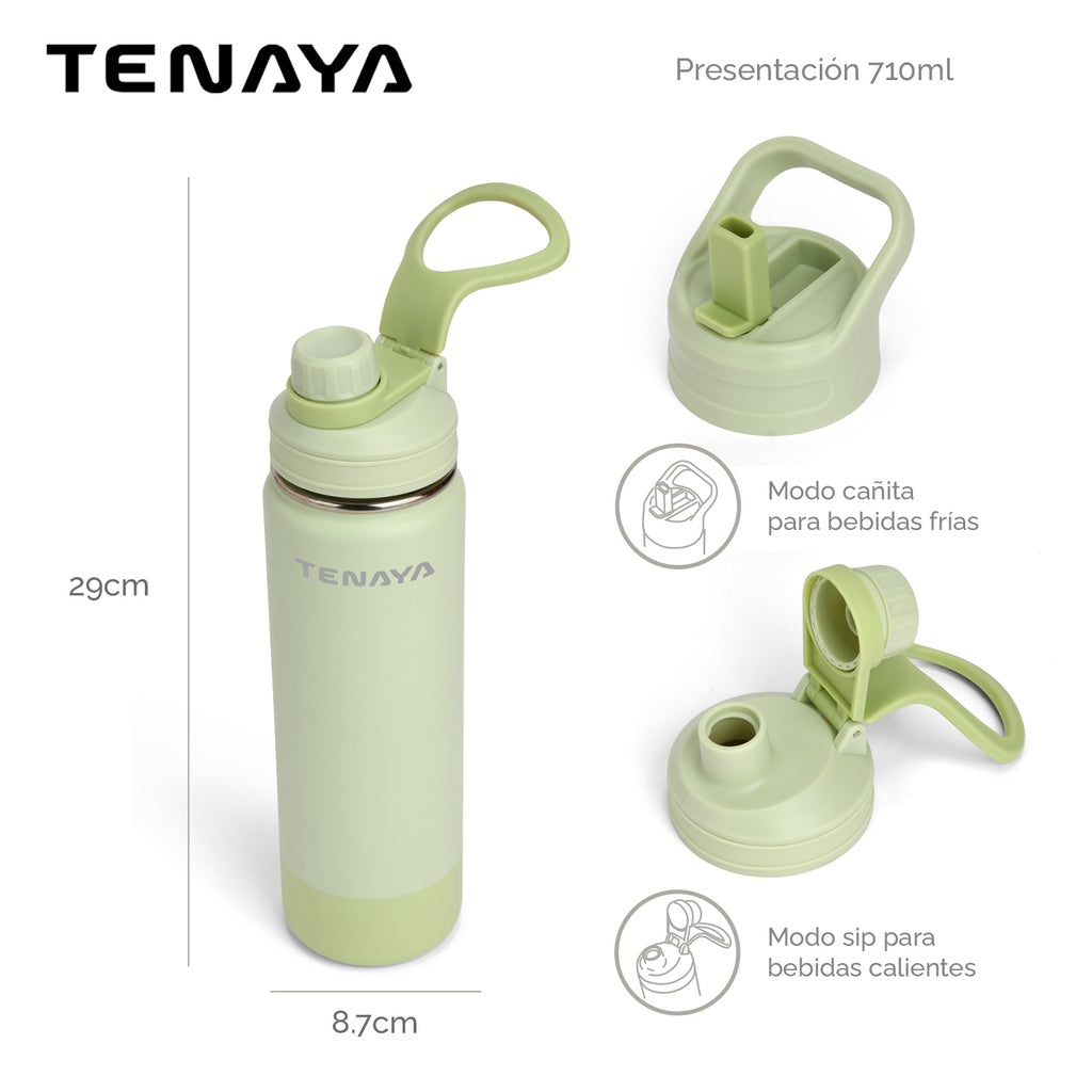 Botella (Verde) 710 Ml De Acero