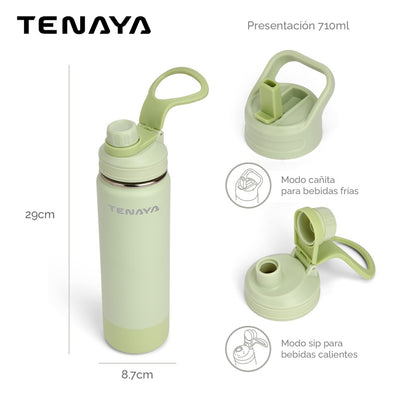 Botella (Verde) 710 Ml De Acero