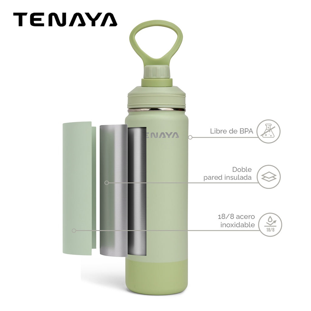 Botella (Verde) 710 Ml De Acero