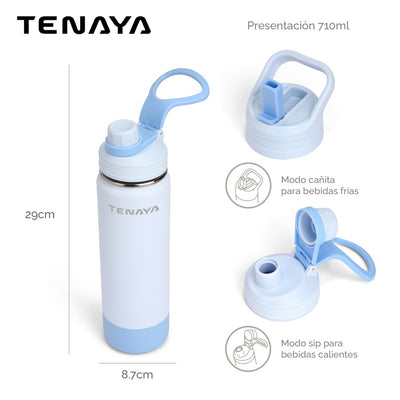 Botella (Celeste) 710 Ml De Acero