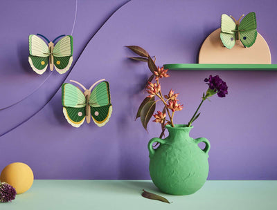 Set X 3 Piezas Decorativas De Pared (Mariposas) De Papel